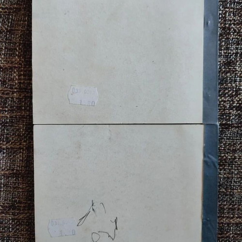 Receipt books like new, pack of two with autograph paper