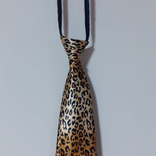 Three women's ties like new, two black and one tiger print