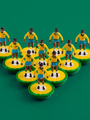 Subbuteo Brazil team collectible, late 1980s