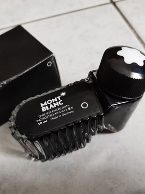 Vintage μελάνι Mont Blanc 50 ml καινούργιο, μαύρο