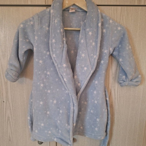 Zara Home Kids turquoise children's robe like new for ages 2-3