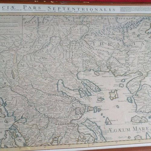 Rare Collectible Map of Northern Greece like new