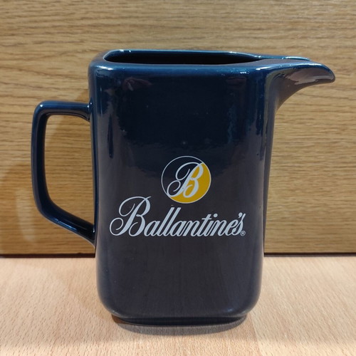 Ballantine's scotch whisky ceramic jug used, vintage advertising