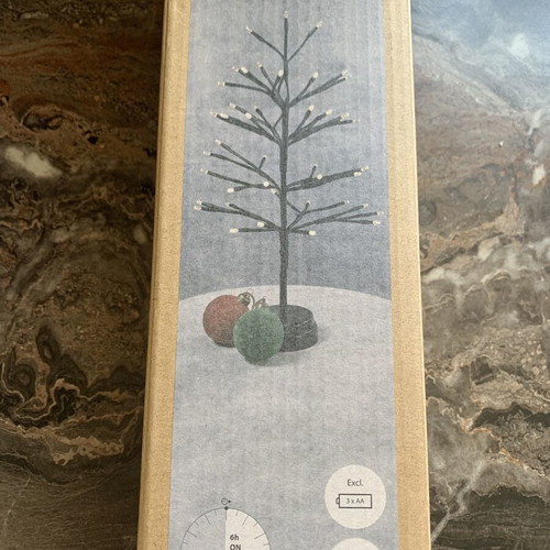 JYSK Nordre Decorative LED Light Tree 45 cm, 48 LEDs new