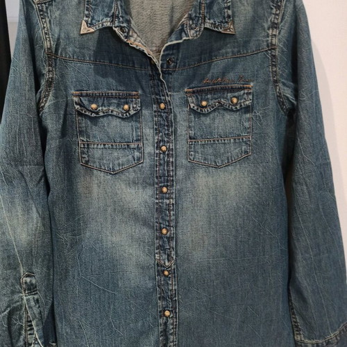 Women's denim shirt Pull & Bear like new, size Large