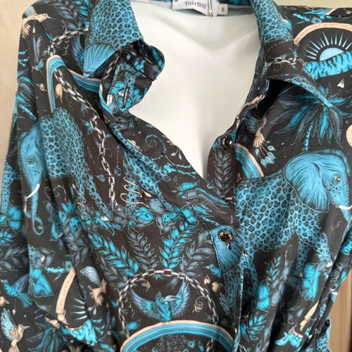 Toi&Moi mini dress never worn, size small, blue