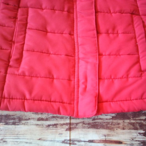 Trespass kids jacket used, red, size 3/4 years