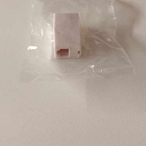 RJ11 Telephone Cable Coupler White New