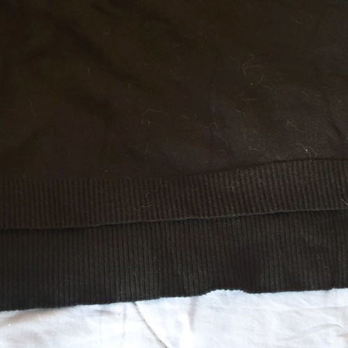 Women's blouse new with pearls, black, size XL