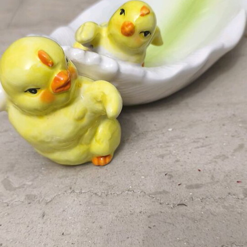 Ceramic Easter platter new