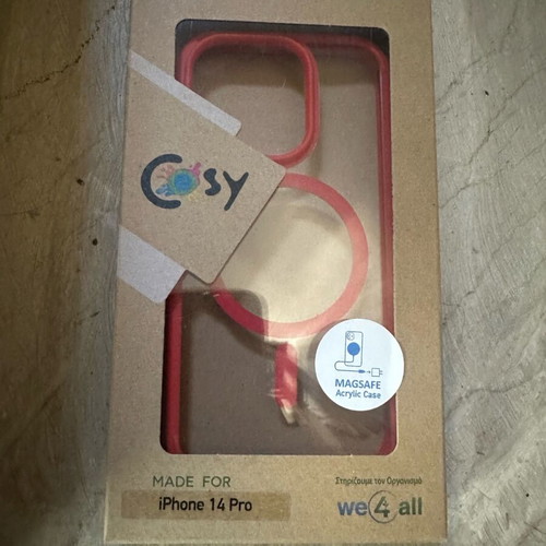 iPhone 14 Pro case red with MagSafe sealed