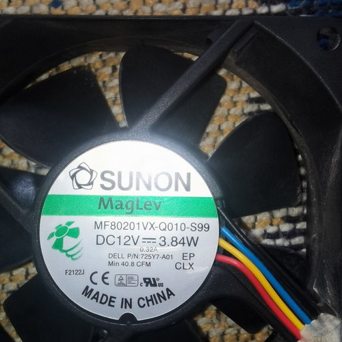 Sunon MF80201VX-Q010-S99 Industrial Cooling Fan 8cm used