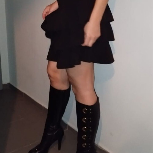 Vintage Lerre knee-high stiletto leather boots size 36 like new