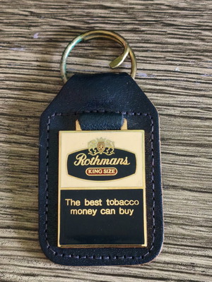 Μπρελόκ Rothmans μεταχειρισμένο, vintage σμάλτο βρετανικής μάρκας τσιγάρων