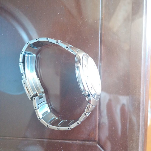 Seiko Premier Chronograph Watch like new, quartz, sapphire crystal
