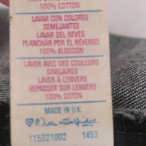 Miss Selfridge Mini skirt XS like new, black and blue