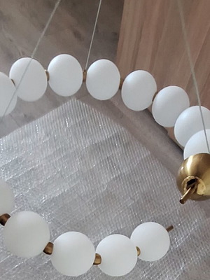Led πολυέλαιος με τηλεχειριστήριο, καινούργιος, 15 λαμπτήρες, διάμετρος 60εκ