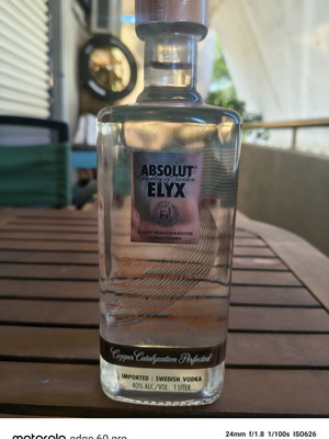Absolut Elyx 1L Premium Συλλεκτική Φιάλη 2016 Έκδοση καινούργιο