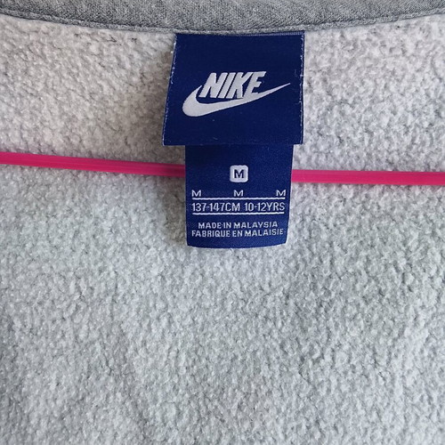 Nike children's sports jacket used, grey, size M