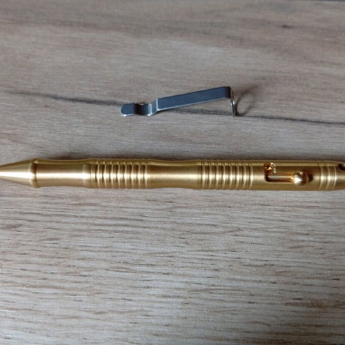 Vintage brass pen used heavy-duty type