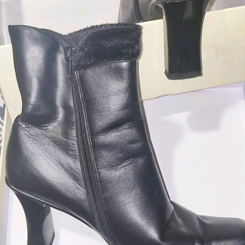 Mario Ponti ankle boots used, black, size 36