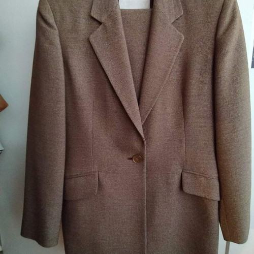 Vintage women's suit Genny used, brown