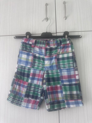 Polo Ralph Lauren Детски къси бермуди каре като нови, многоцветни, размер 5