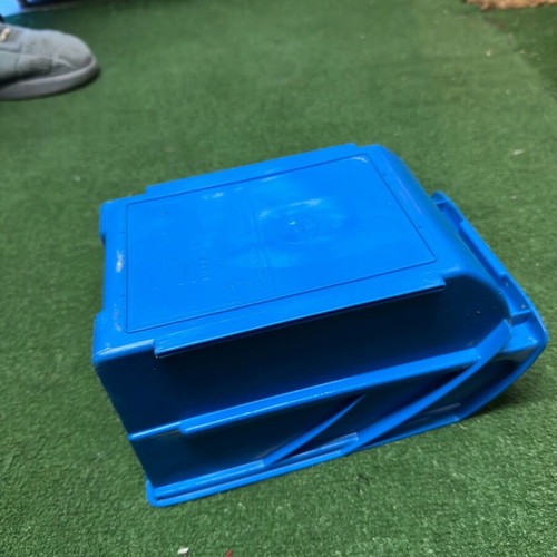 Plastic storage boxes used, pack of 50 pieces