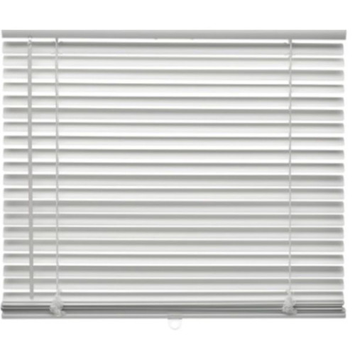 Plastic window blind used, gray 160 x 240 cm