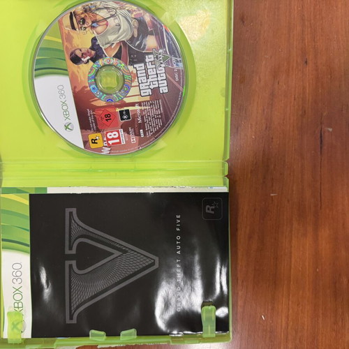 Grand Theft Auto V Xbox 360 game used, includes manuals