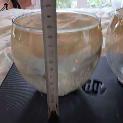 Glass vases new, set of 2 pieces