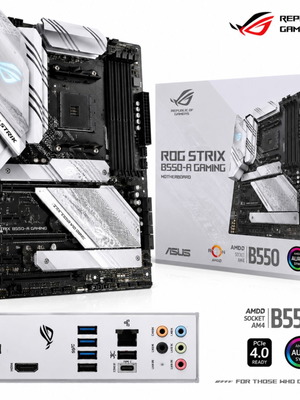 Μητρική ASUS ROG Strix B550-A Gaming με Ryzen 7 5700X, 16GB RAM, 512GB NVMe SSD