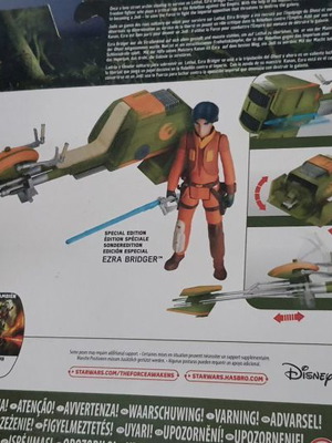 Star Wars Ezra Bridger's Speeder with figure and vehicle new