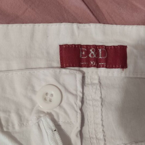 White cotton shorts XL like new