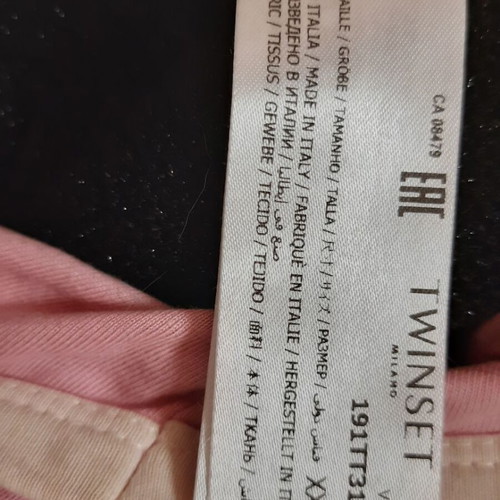Twinset dress new, size XXL, black with side slits