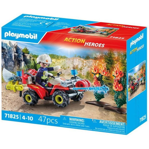 Playmobil Action Heroes Firefighter with Quad 71825 new