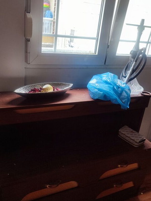 Desk used with two drawers