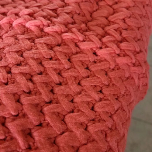 Handmade blanket like new, 160x200, watermelon color