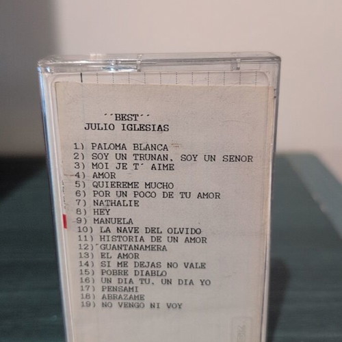 Julio Iglesias Best cassette tape like new