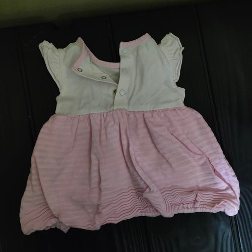 Baby dress with embroidered teddy bear like new