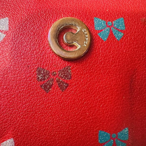 Carpisa wallet used, red