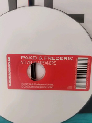 Cd Pako & Frederik Atlantic Breakers μεταχειρισμένο, ηλεκτρονική μουσική