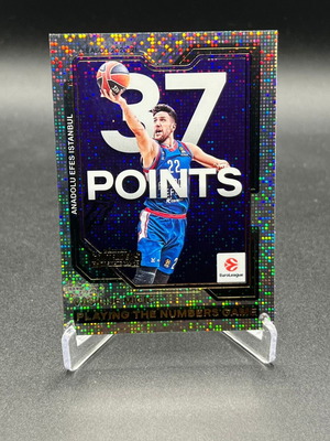 2025-26 Panini Contenders Euroleague Vasilje Micic Playing The Numbers card new