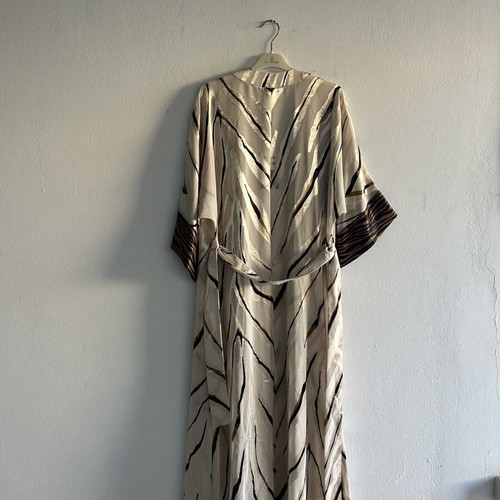 Access Fashion Maxi Kimono Dress new with tags, size M/L, sand zebra print