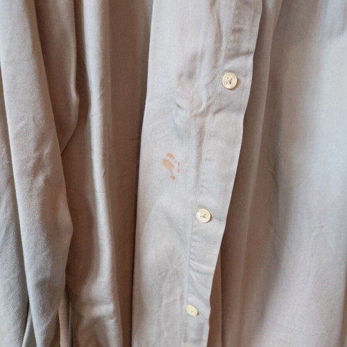 Harrods modern men's shirt beige/khaki very light size L used