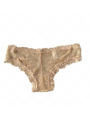 Ladym women's slip Small new with lace brazil beige