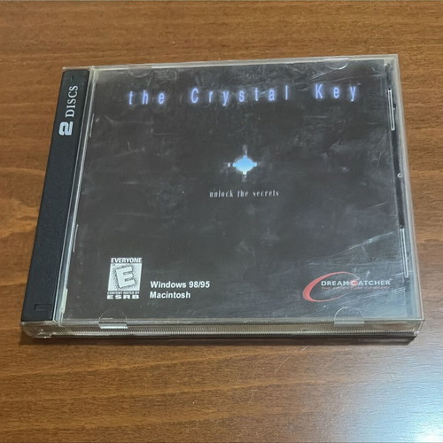 The Crystal Key PC game like new, 2 CD Jewel Case, adventure