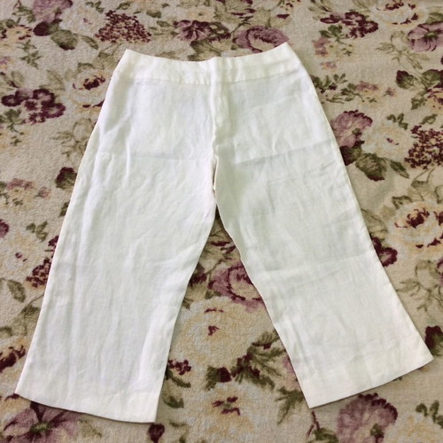 Raxevsky Capri pants women's linen used, size S