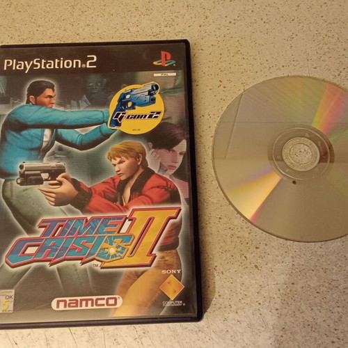 Time Crisis 2 PS2 game used, Greek edition with manual