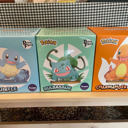 Pokemon Prime Figures Funism new 3 Starters figures